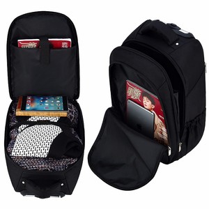 Zaino per Computer Portatile a Doppia Spalla con Ruote, Borsa da Viaggio Intelligente per Laptop - Product Image 2