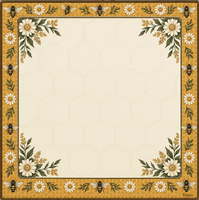 Tapis de mahjong et de poker de luxe en néoprène double face, design original exclusif, 31,5 x 31,5 pouces, pour le mahjong américain