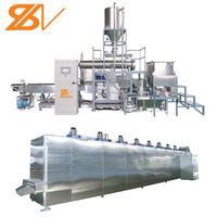 Nouvelle machine chinoise de fabrication d'aliments pour animaux de compagnie, extrudeuse bivis en acier inoxydable de 2 tonnes par heure, alimentation automatique pour chiens, chats et poissons