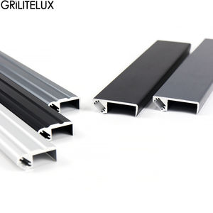 Éclairage LED pour étagère de placard, profilé en aluminium à fixation latérale à 45 degrés, pour panneaux de bois de 18 mm, idéal pour l'éclairage des armoires et placards. - Product Image 1