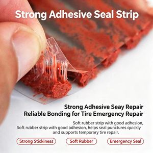 Kit <span class=keywords><strong>de</strong></span> Reparación <span class=keywords><strong>de</strong></span> Pinchazos <span class=keywords><strong>de</strong></span> Neumáticos <span class=keywords><strong>de</strong></span> Coche, 4 Herramientas <span class=keywords><strong>de</strong></span> Reparación con Mango en T, Tiras <span class=keywords><strong>de</strong></span> Goma y Pegamento, Reparación Universal <span class=keywords><strong>de</strong></span> Emergencia para Neumáticos Sin Cámara - Product Image 6