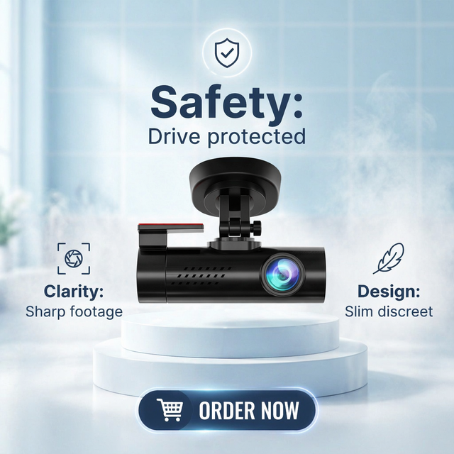 ADINKAM K903 4K Loop Recording Dash Cam Dual Lens 170 Angle IPS Touch Screen Night Vision WiFi GPS 15-Month Warranty