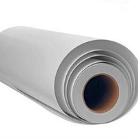 Rollo autoadhesivo de vinilo adhesivo de PVC con impresión eco-solvente blanco mate brillante modelo 'SAV'