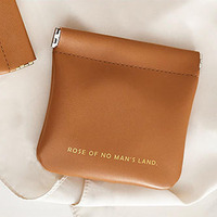 Sac de rangement imperméable de luxe personnalisé rose petit bijou sac cadeau mini pochette en cuir PU trousse de toilette de voyage trousse de maquillage cosmétique