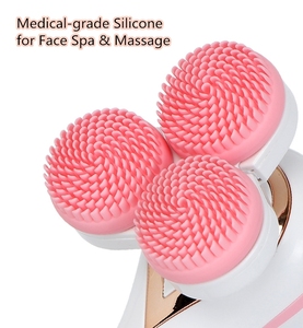 Konka — <span class=keywords><strong>brosse</strong></span> de nettoyage du <span class=keywords><strong>visage</strong></span> 3 en 1, Rechargeable, sonique, 3 roues, rotative, imperméable, nettoyage des pores, massage Spa, épurateur <span class=keywords><strong>Anti</strong></span>-vieillissement 3D - Product Image 3