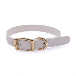 간단한 스타일 친환경 개 목걸이 짧은 가죽 끈 <span class=keywords><strong>PVC</strong></span> 실리콘 소재 편안함 개인화 옵션 패딩 애완 동물 액세서리 - Product Image 6