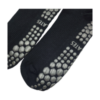 Chaussettes de sport ODM en gros pour femmes, style ras du cou, épaisses, en tissu éponge, avec revers tricoté, respirantes, antidérapantes, haute performance