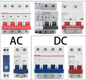 MUTAI Fabricant AC Mini électrique 230V 400V 10A 32A 40A 50A 63A MCB 1P 2P 3P 4P Disjoncteur miniature monophasé à trois voies - Product Image 6