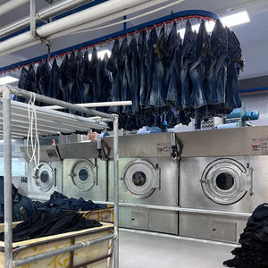 Pantalon en denim de haute qualité en coton délavé vintage à pampilles Pantalon en jean Pantalon en jean de qualité supérieure Stretch Confort à quatre voies - Product Image 4