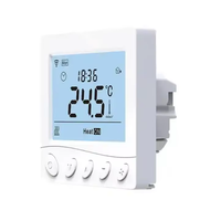 R3W.716 Thermostat à affichage numérique, petit régulateur de température, contrôleur de température PC ignifuge
