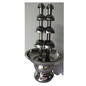 Fontaine à chocolat électrique à double tête, machine à faire fondre pour mariage, fête, usage commercial, 4 étages, double <span class=keywords><strong>tour</strong></span>, acier inoxydable - Product Image 2