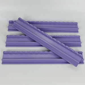 Supports de Mahjong en Bois Personnalisables Couleur Vintage avec Poussoirs, Supports de Tuiles en Bois Massif à Bord Festonné, Lot de 4 pour Jeu de Mahjong Américain - Product Image 1