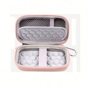 Hard <b>Shell</b> for Pink MP3 MP4 Holder Case Waterproof PU Cover Zipper Closure Music Player Bag Portable Mini Speaker Pouch Smell Pr - Product Image 1