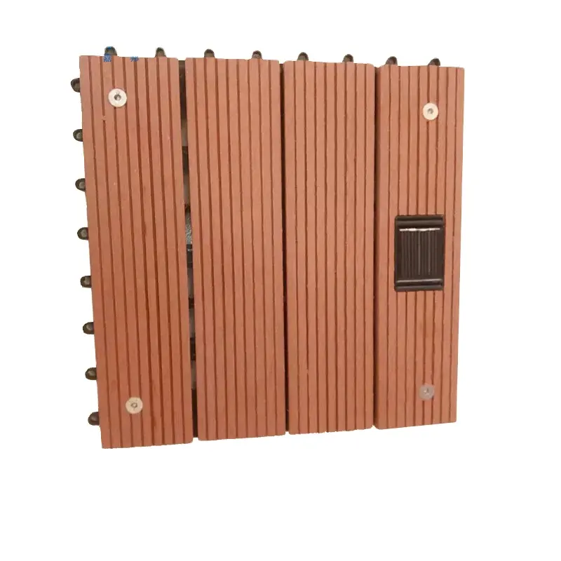 Устойчивый к атмосферным воздействиям деревянный пол из ПВХ для напольного покрытия на открытом воздухе