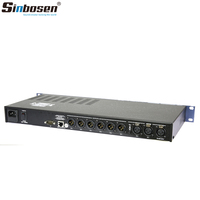 Processeur audio numérique dsp 2 entrées 6 sorties D-260 signal LED égaliseur karaoké processeur système ktv
