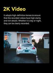 Caméra embarquée 4G avec surveillance à distance en direct, traceur GPS, caméra DVR 4K HD pour voiture, vision en temps réel, vision nocturne Starlight 24h/24 - Product Image 2