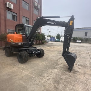 Nouvelle pelle sur pneus Doosan Develon DX60W, petite pelle sur pneus neuve, Doosan Develon DX60W avec garantie d'usine - Product Image 4