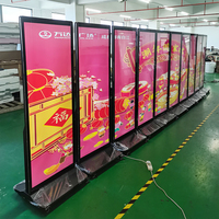 Pantalla LCD Comercial para Publicidad de 50 Pulgadas, Vertical, Versión Android, Monitor con Soporte de Pie, Tótem de Señalización Digital