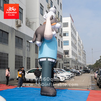 360 conception personnalisée géant Animal publicité dessin animé gonflables grand personnage de mascotte gonflable pour les événements
