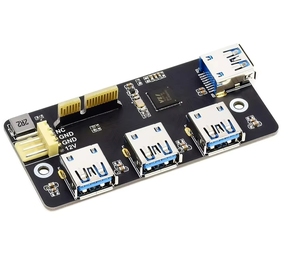 Bssy อะแดปเตอร์3.2 Gen1 PCIe กับ USB สำหรับบอร์ดประมวลผลโมดูล<span class=keywords><strong>4</strong></span> IO 4X HS - Product Image 2