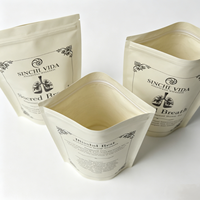 Sachet Doypack Écologique en Plastique Alimentaire avec Fermeture Éclair, Biodégradable et Compostable, pour Emballage de Produits Laitiers