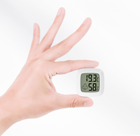 Thermomètre et hygromètre électroniques numériques pour mesurer la température et l'humidité pour une utilisation en intérieur ou en extérieur