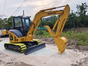 Mini-pelle d'occasion fabriquée au Japon Komatsu PC55 5-7 tonnes pour mini pelles sur chenilles Komatsu PC55/PC60/PC78 à vendre - Product Image 2