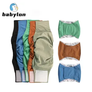 Ecologic Reusable Pet Male Dog Belly Bands Washable Dog Diapers For Dogs Waterproof Diapers Puppy Belly Band Wrap Diapers
