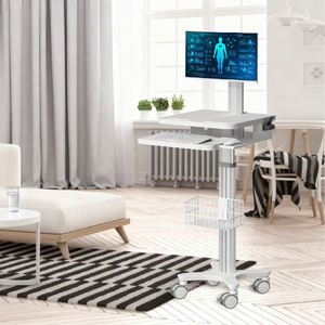 Supporto Mobile per Monitor Medico MT-1 con Carrello Pneumatico e Forniture Mediche, per Uso da Dentisti o Ospedali - Product Image 5