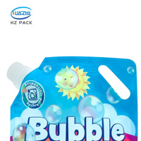 Pochettes Doypack personnalisées imprimées de 500 ml et 800 ml avec bec verseur pour solution moussante, savon liquide, lessive, produits de nettoyage – Sac réutilisable