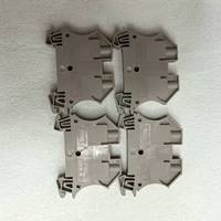 Bloc de bornes traversantes 6mm² 41A 800V à visser sur rail DIN 1020200000