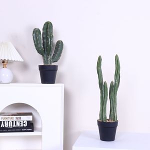 Cactus Artificial Dream Castle, Bonsái de 10cm-30cm, Plástico PU, Decoración Nórdica para el Hogar - Product Image 5