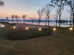 Luci a Corda Impermeabili IP65 per Esterni, Ghirlanda di Luci LED S14 da 1W, Illuminazione Bianca Calda con Spina - Product Image 3