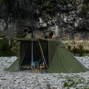Variété de tentes sur le toit en coton TC imperméable Bushcraft <span class=keywords><strong>Camping</strong></span> Cottages pour visite en plein air et <span class=keywords><strong>camping</strong></span> - Product Image 6