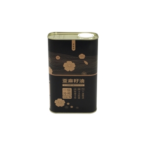 Prix d'usine – Boîte rectangulaire en fer blanc de 1L pour huile d'olive avec impression offset, logo personnalisé, emballage alimentaire vide de qualité alimentaire - Product Image 5