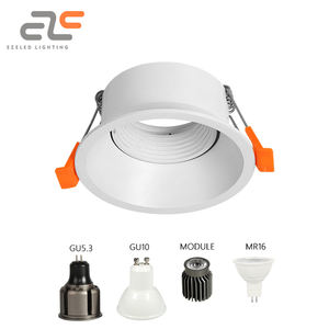 Nouveau Style De Mode En Aluminium Encastré Downlight Moderne <span class=keywords><strong>Plafond</strong></span> Décoratif Logement Intérieur Noir Blanc GU10 Projecteur Luminaire - Product Image 2