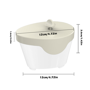 Coupe à œufs en silicone de qualité alimentaire résistant à la chaleur, écologique, compatible lave-vaisselle, avec couvercle, pour cuire les œufs à la vapeur - Product Image 2