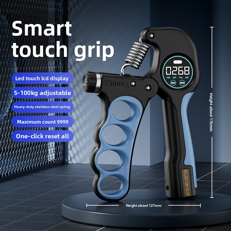Blue [lcd-counting] ring grip