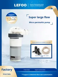 Bomba Peristáltica LEFOO Original de 12V, Bomba de Agua Ajustable para Laboratorio, Bomba de CC Silenciosa para el Hogar, Alta Precisión, 1 Año de Garantía - Product Image 1