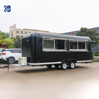 Chariot à hot-dogs, remorque alimentaire mobile, cuisine complète, camion de restauration BBQ, camion de restauration personnalisé pour pizzas, burgers, glaces, café