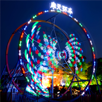 Manège à sensations fortes en forme d'anneau, équipement de parc d'attractions de carnaval, à vendre pour l'extérieur