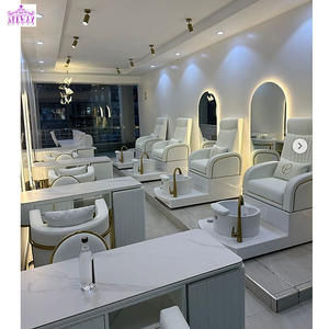 2025 Speway yeni varış hottest salon manikür pedikür sandalyeler salon için güzel pembe pedikür sandalyeler lüks - Product Image 2