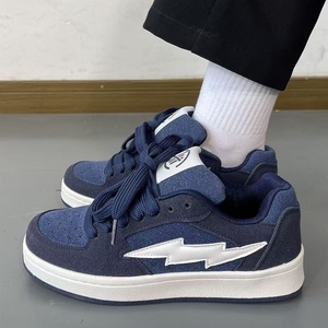 Chaussures de sport décontractées tendance rétro à semelle épaisse et surélevée pour femmes, collection Printemps-Automne 2026, pour couples - Product Image 5