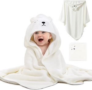 Toallas de Baño para Bebé con Capucha, Suaves, con Diseño de Animales, Manta para Bebé, Toalla de Baño para Bebés, Toallas para Niños Pequeños, Niños y Niñas - Product Image 4