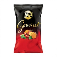 Chips de pommes de terre au basilic et aux tomates - Snacks chinois en gros, semi-moelleux, en sachet soufflé