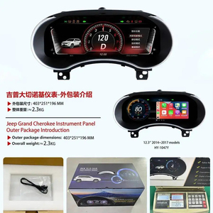 Tableau de bord LCD avec tachymètre et odomètre pour Jeep Grand Cherokee 2011 - 2018, instrument numérique, compteur de vitesse GPS, cockpit virtuel - Product Image 3