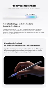 Lápiz <span class=keywords><strong>Digital</strong></span> Capacitivo Activo con Carga Inalámbrica 2026 para <span class=keywords><strong>iPad</strong></span> <span class=keywords><strong>Pro</strong></span> y Laptop, con Reconocimiento de Gestos, Punta Reemplazable y Atracción Magnética - Product Image 5