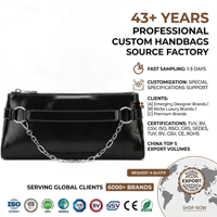 Sac à bandoulière en cuir PU noir, style japonais, vintage, luxueux, élégant, avec chaîne, sac à main, sac chic pour femme, OEM personnalisé