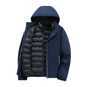 เสื้อแจ็คเก็ตกันลมกันน้ำสำหรับผู้ชาย ฤดูใบไม้ร่วง ฤดูหนาว เหมาะสำหรับเดินป่า ตั้งแคมป์ ตกปลา แจ็คเก็ตลำลอง เสื้อคลุมสำหรับผู้ชาย - Product Image 4