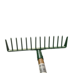 Rastrillo de jardín rastrillo agrícola 14T con mango largo - Product Image 6